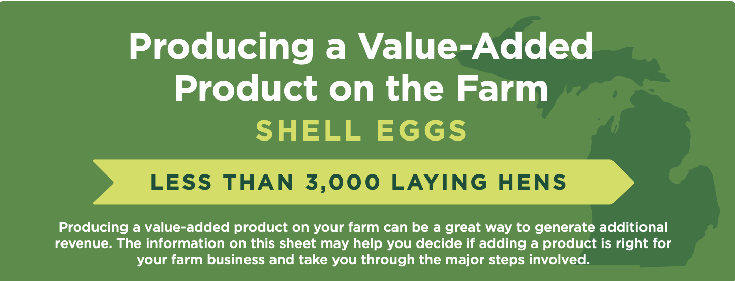 Producing Shell Eggs: Less than 3,000 laying hens